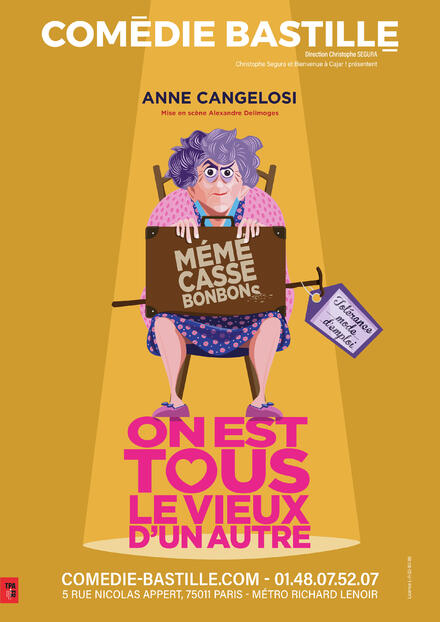 MEME CASSE BONBONS au Théâtre Comédie Bastille