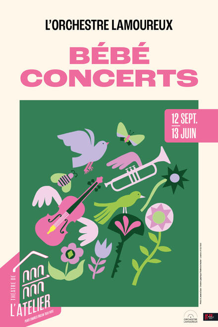 Bébé concerts - avec l’ORCHESTRE LAMOUREUX au Théâtre de l'Atelier