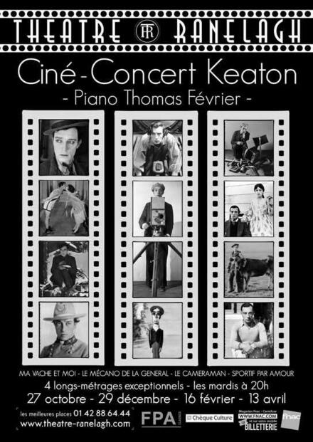 Ciné Concert KEATON au Théâtre le Ranelagh