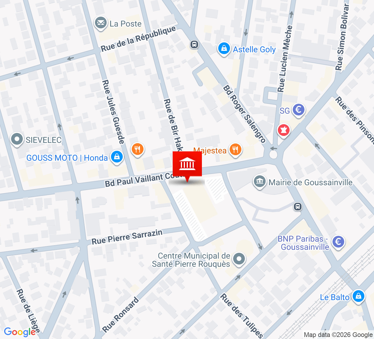 Plan d’accès Espace Sarah Bernhardt