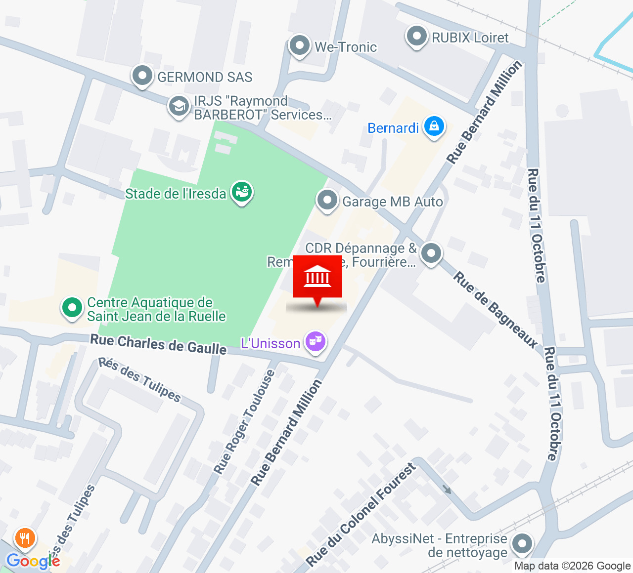 Plan d’accès L’Unisson
