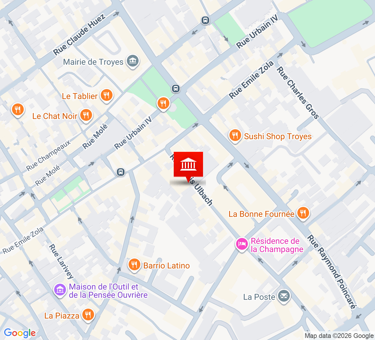 Plan d’accès Théâtre à l'Ouest