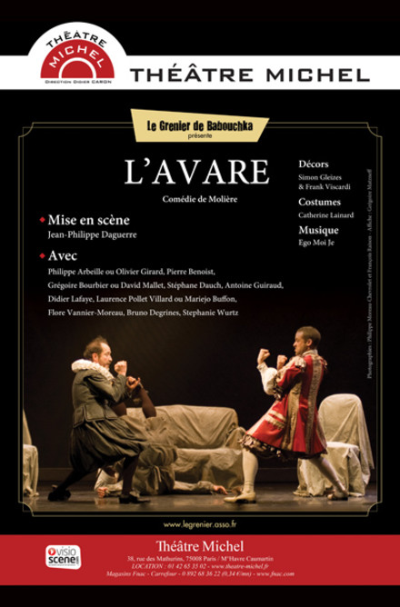 L'Avare au Théâtre Michel