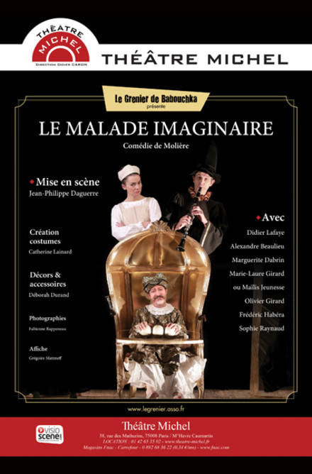 Le Malade imaginaire au Théâtre Michel