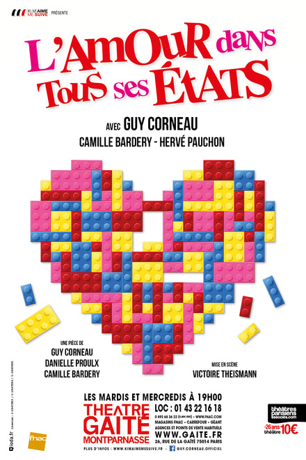 L’Amour dans tous ses états au Théâtre de la Gaîté Montparnasse