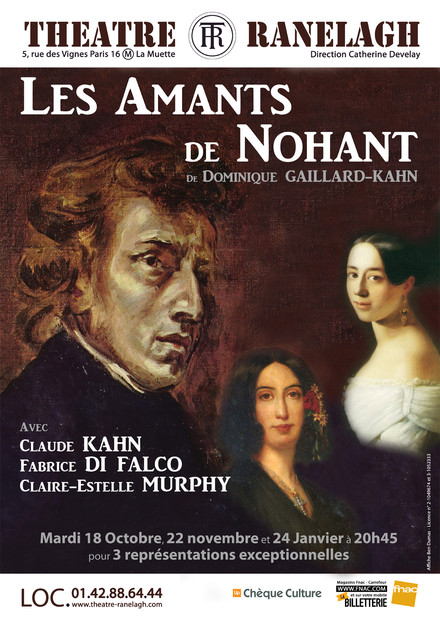 Les Amants de Nohant au Théâtre le Ranelagh