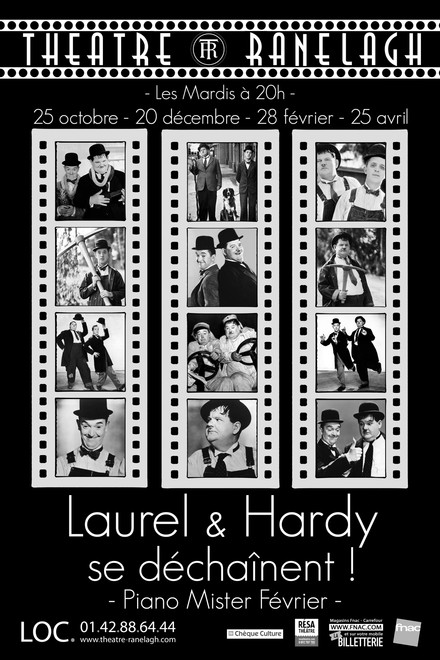 Laurel & Hardy se déchaînent au Théâtre le Ranelagh