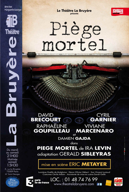 Piège mortel au Théâtre Actuel La Bruyère