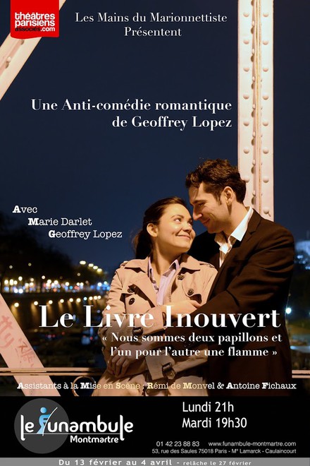LE LIVRE INOUVERT au Théâtre du Funambule Montmartre