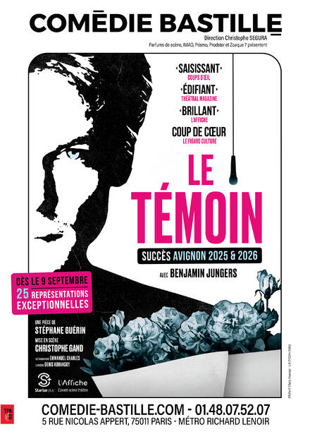 LE TEMOIN au Théâtre Comédie Bastille