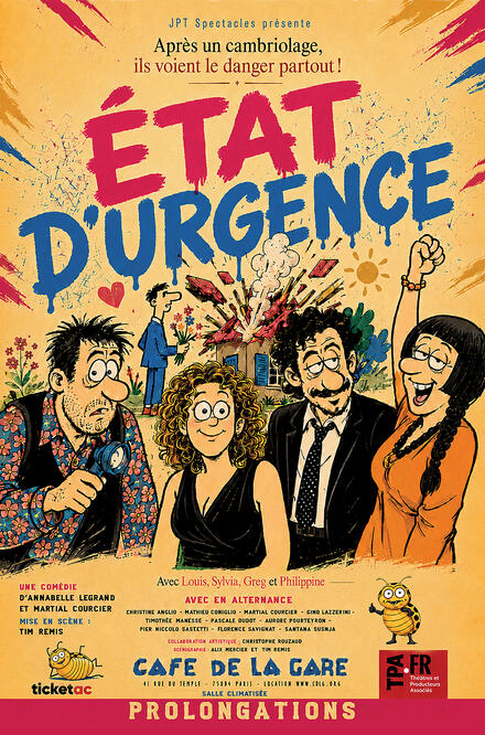État d'urgence au Théâtre Café de la Gare