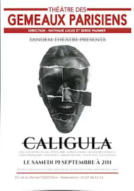Caligula au Théâtre des Gémeaux Parisiens