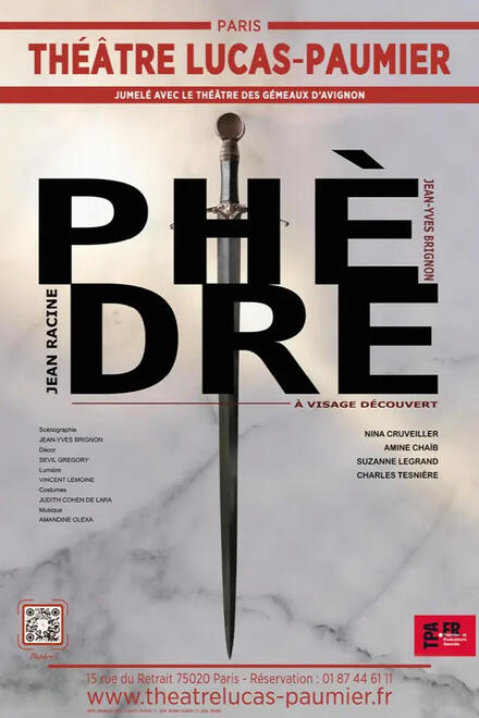 Phèdre au Théâtre des Gémeaux Parisiens