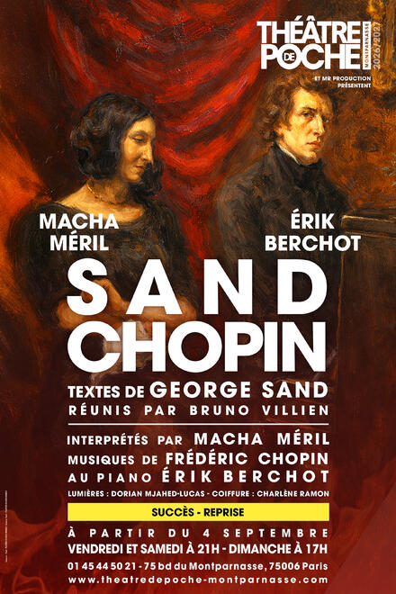 SAND CHOPIN au Théâtre de Poche-Montparnasse
