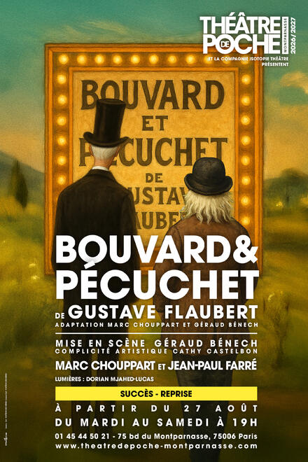 BOUVARD ET PÉCUCHET au Théâtre de Poche-Montparnasse