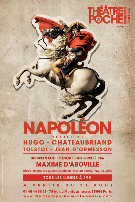 NAPOLÉON au Théâtre de Poche-Montparnasse