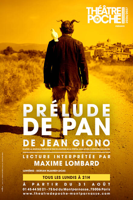 PRÉLUDE DE PAN au Théâtre de Poche-Montparnasse