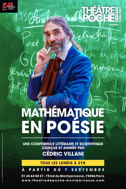 MATHÉMATIQUE EN POÉSIE au Théâtre de Poche-Montparnasse