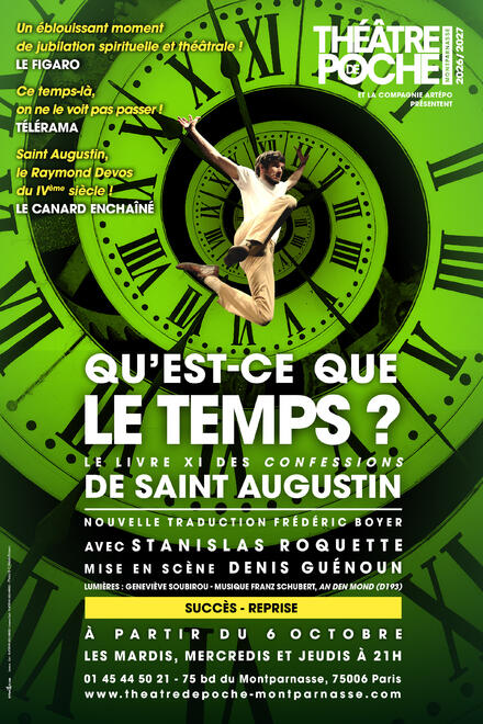 QU'EST-CE-QUE LE TEMPS ? au Théâtre de Poche-Montparnasse