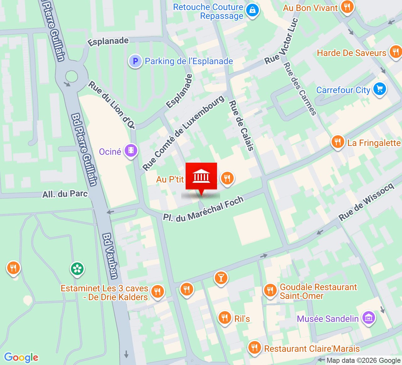 Plan d’accès Théâtre La Barcarolle l Le moulin à café