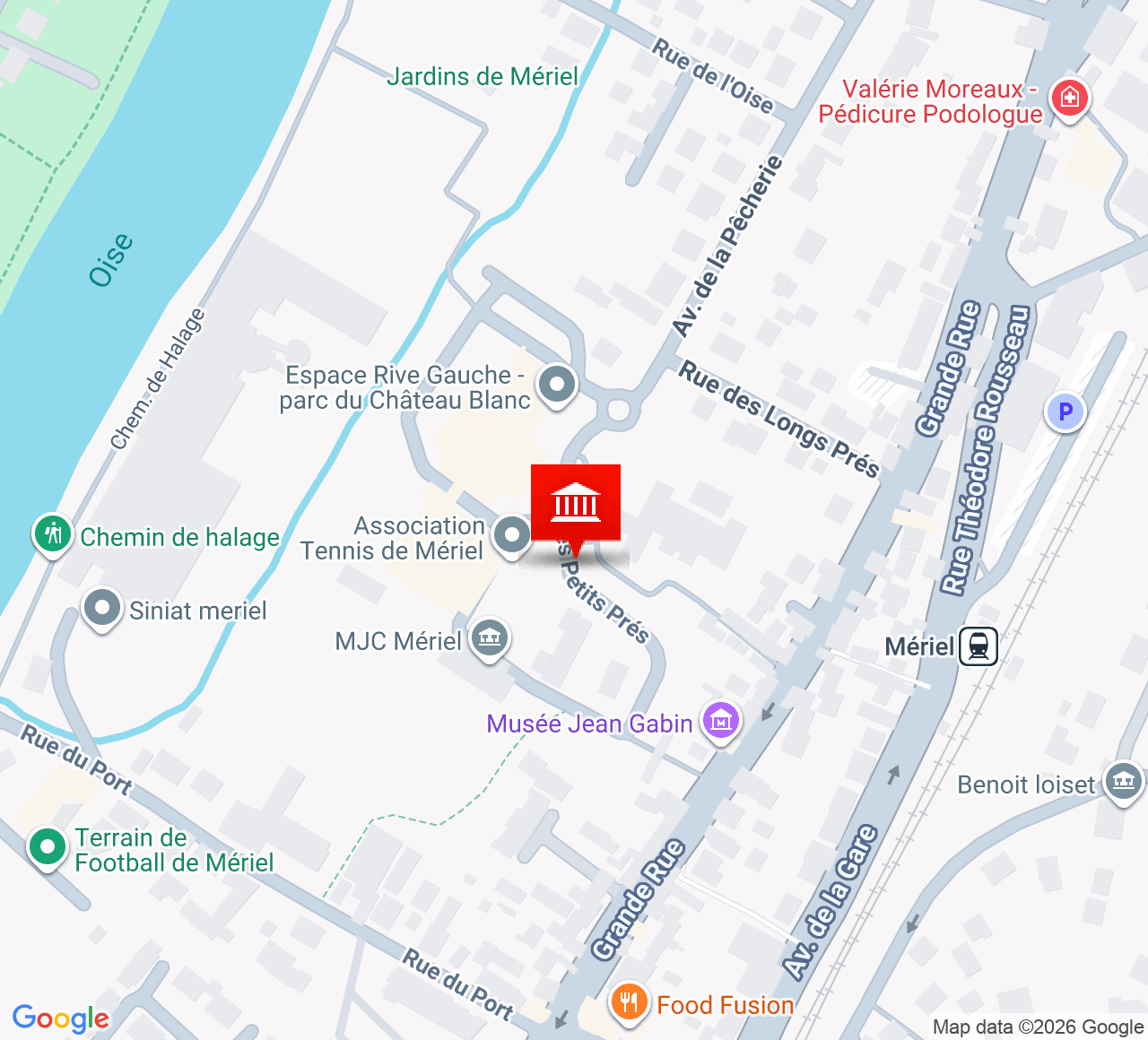Plan d’accès Espace Rive Gauche