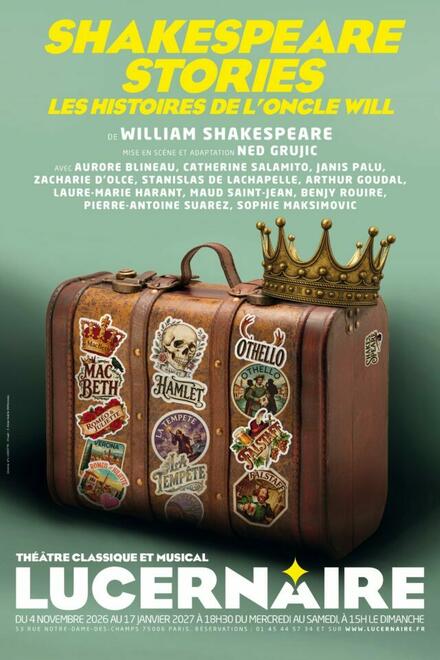 Shakespeare Stories, Les Histoires de l’oncle Will au Théâtre Lucernaire