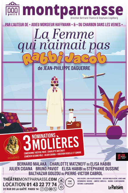 LA FEMME QUI N'AIMAIT PAS RABBI JACOB au Théâtre du Petit Montparnasse