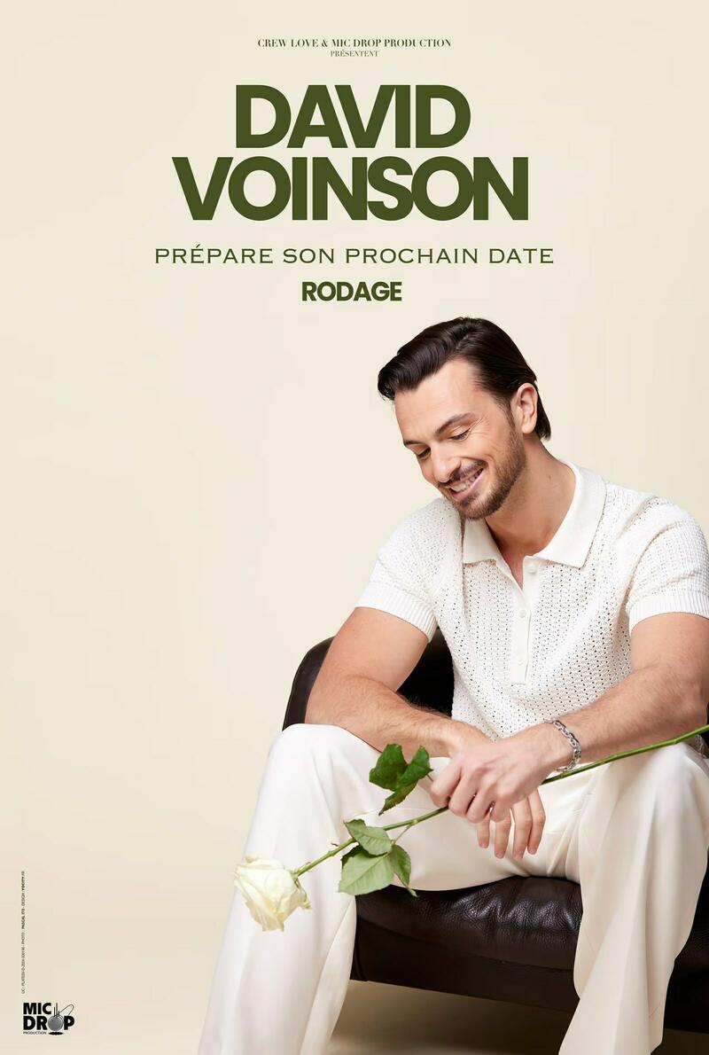 David Voinson au Théâtre La compagnie du Café-Théâtre